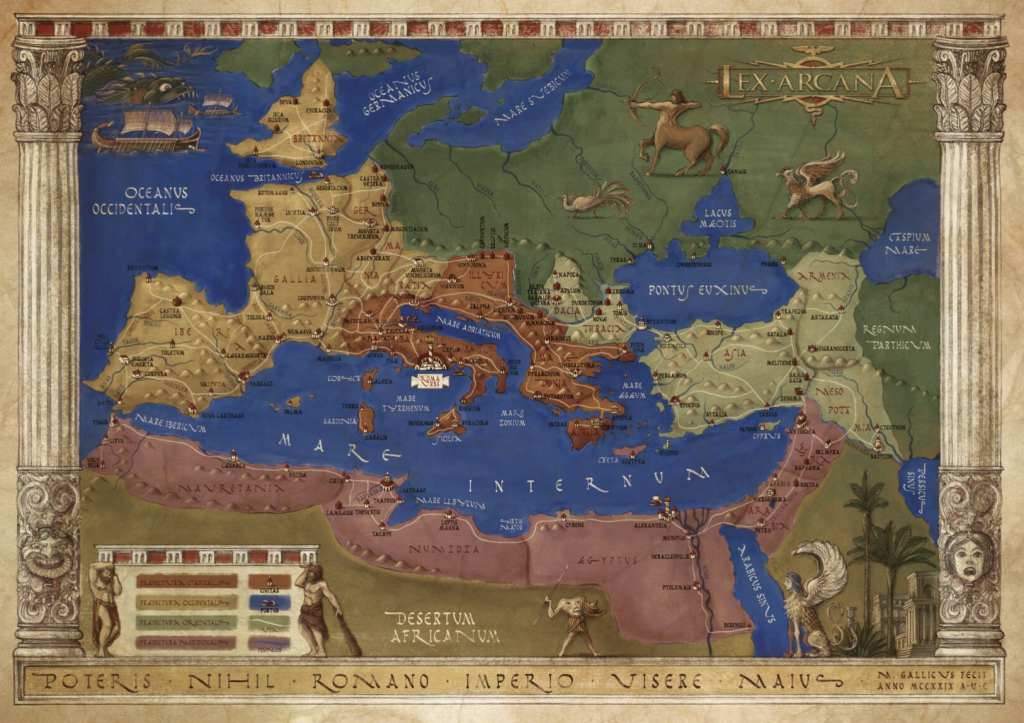 LEX ARCANA MAPPA IMPERO